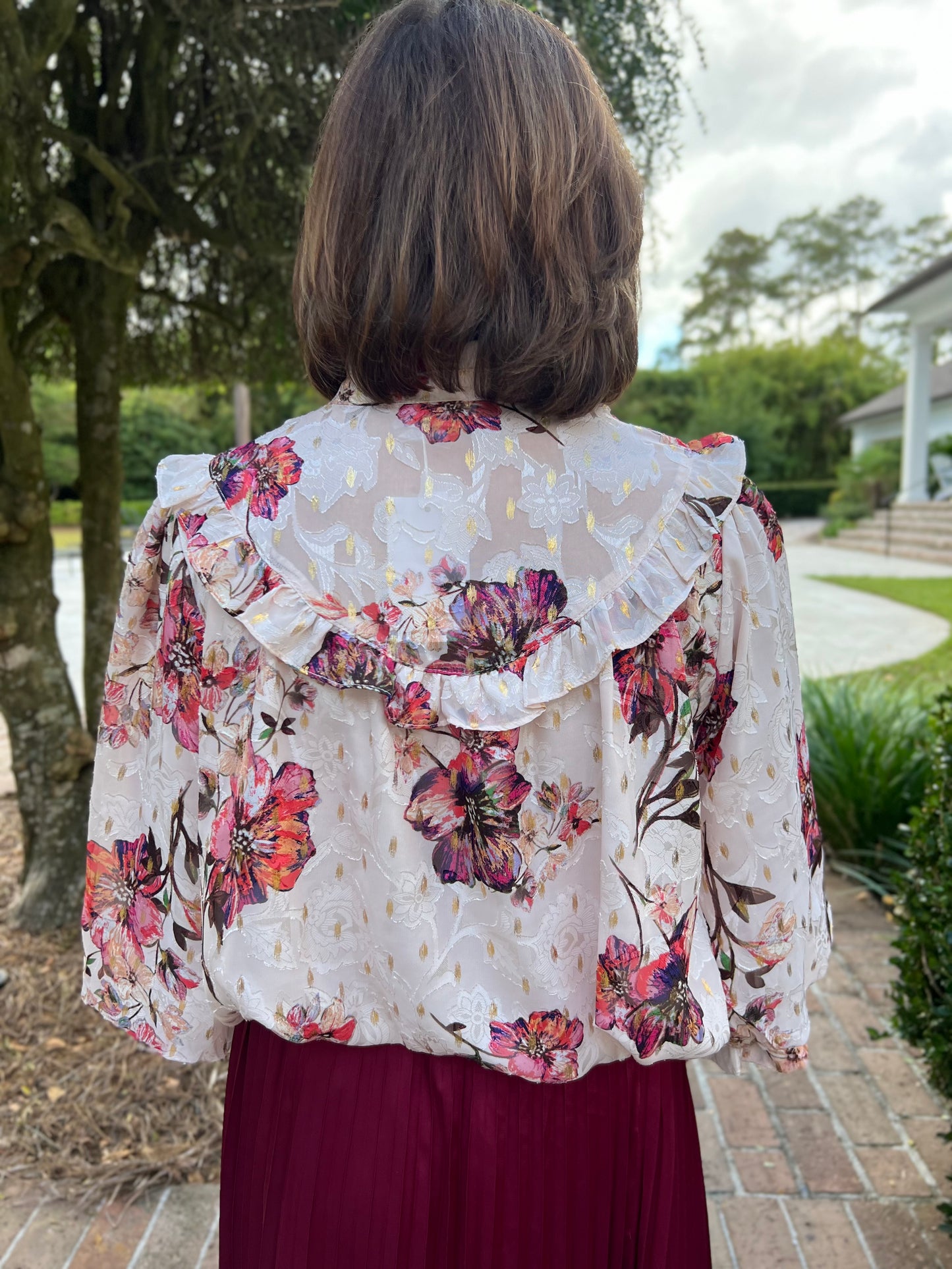 Joanna Floral Print Blouse