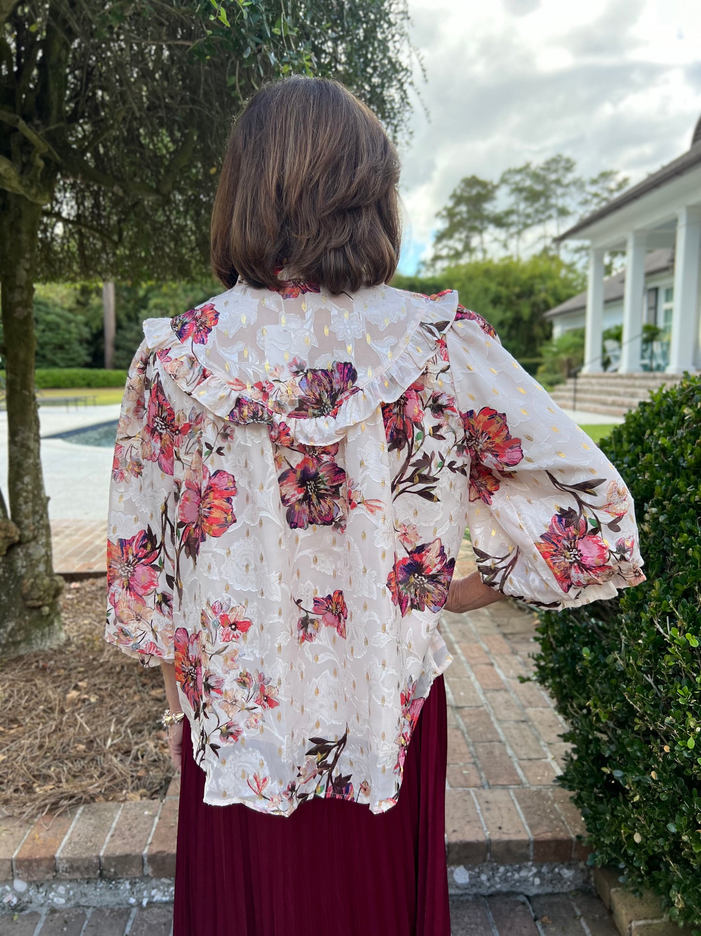 Joanna Floral Print Blouse