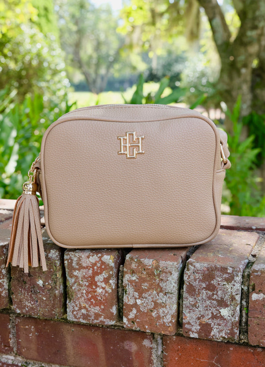 Rylie Crossbody with Tassel Taupe