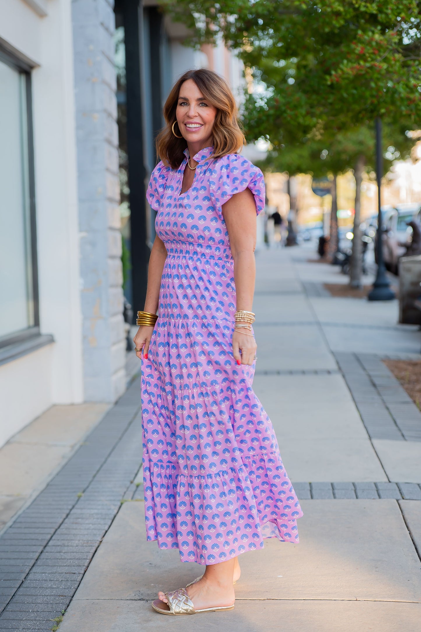 Emery Floral Tiered Maxi Dress