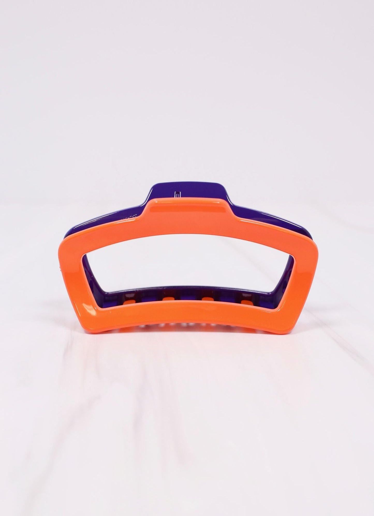 Jasmine Two Tone Hair Clip ORANGE PURPLE