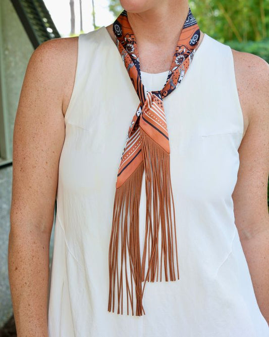Cambridge Tassel Scarf Camel