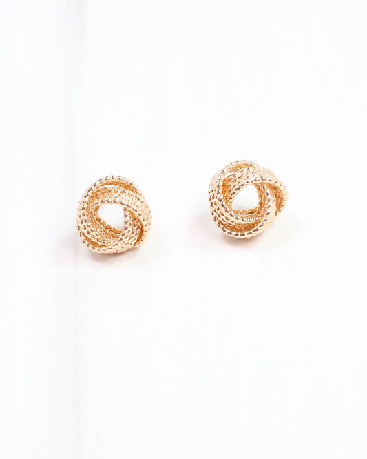 Therese Knot Earring Gold