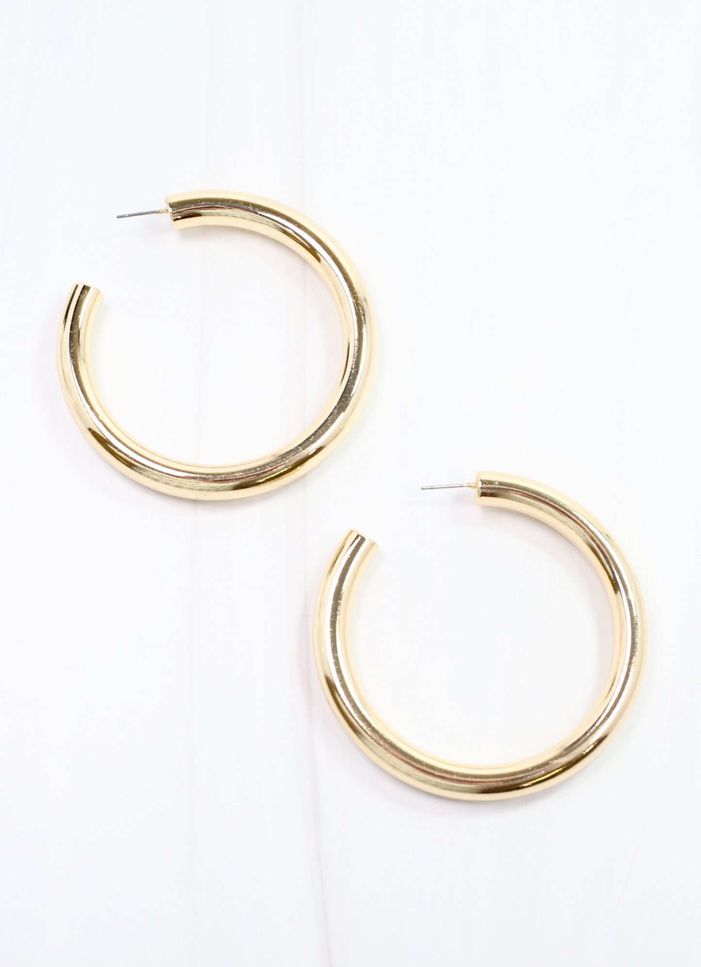 Chantell Hoop Earring Shiny Gold
