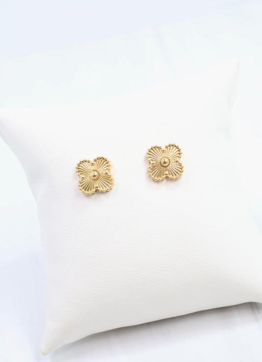 Connie Clover Earring Gold