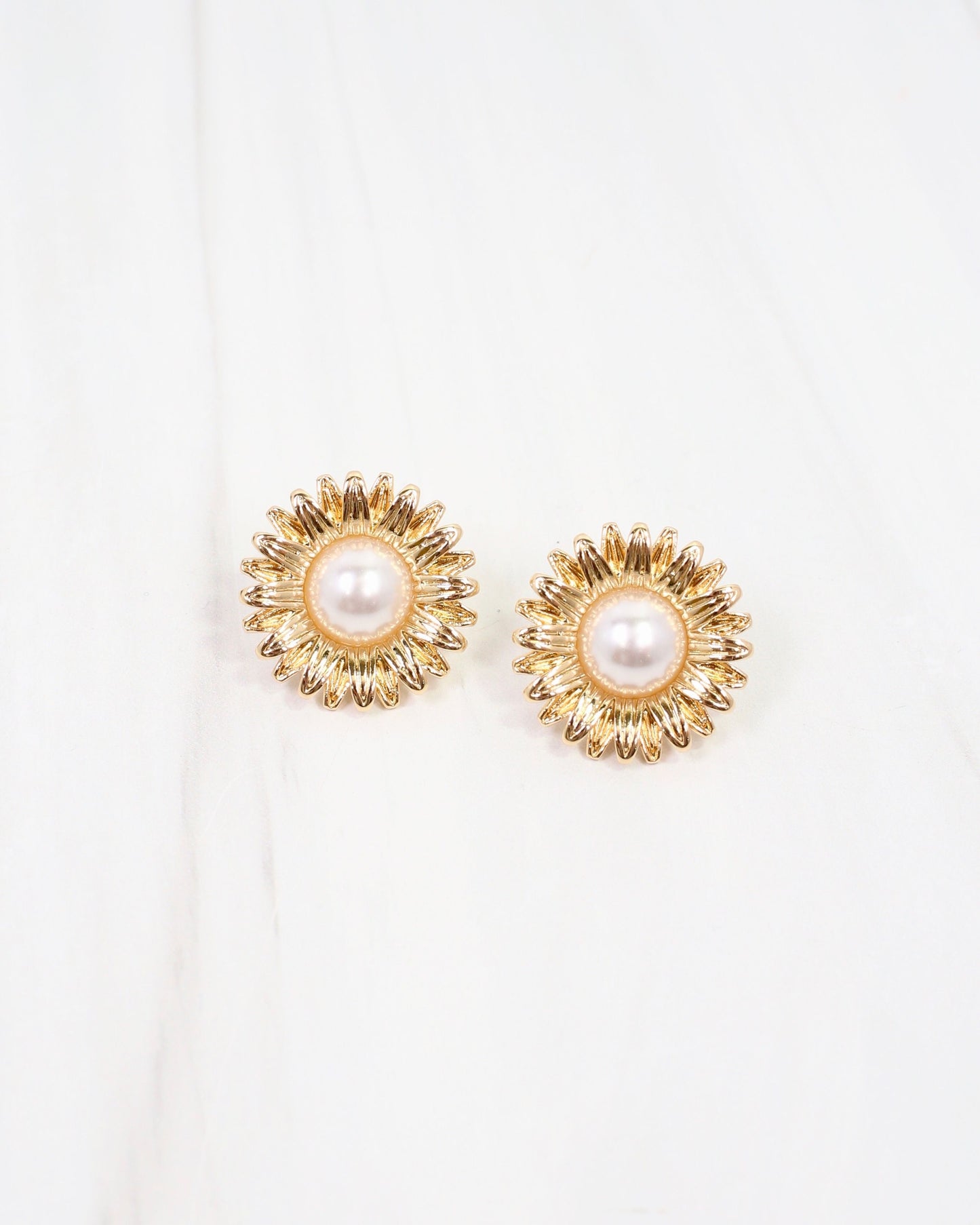 Fiona Pearl Earring WR Gold