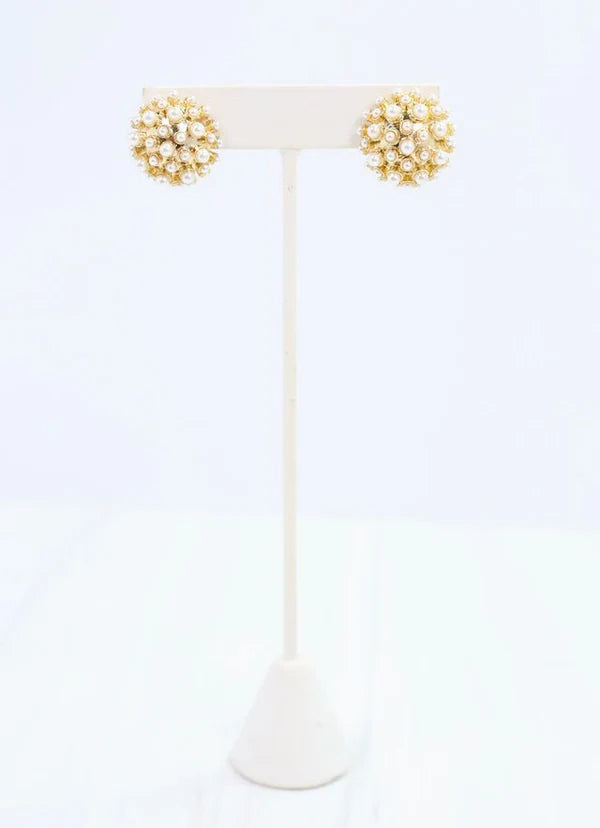 Landree Pearl Studded Earring GOLD