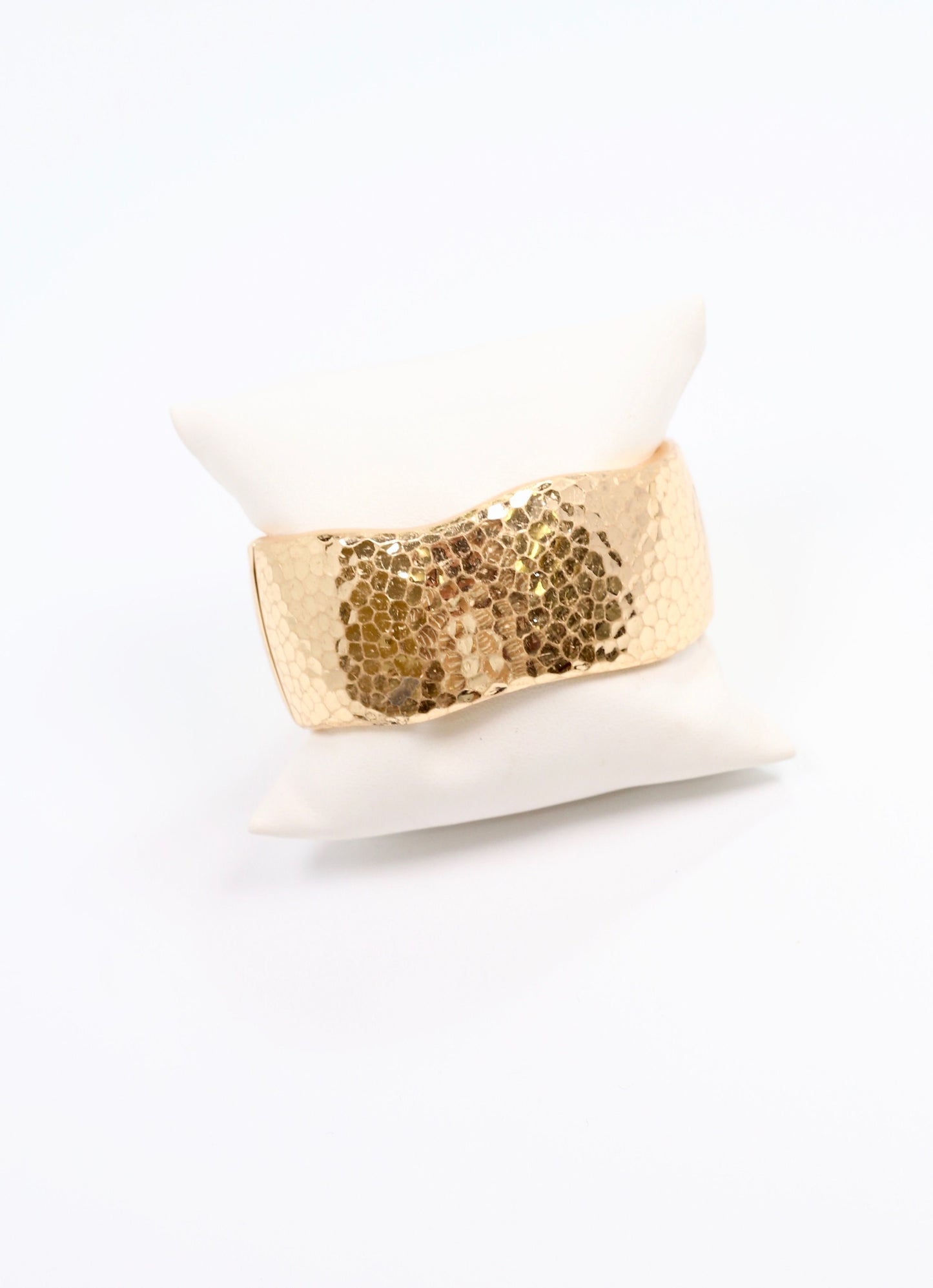 Bledel Hammered Cuff Bracelet GOLD