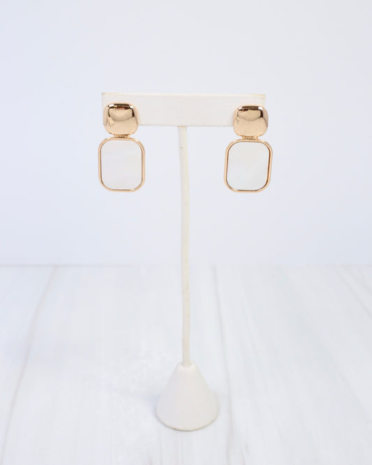 Benton Harbor Drop Earring Mother Of Pearl