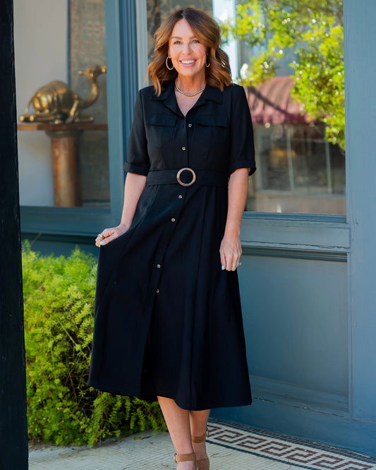 Meriden Linen Shirt Dress