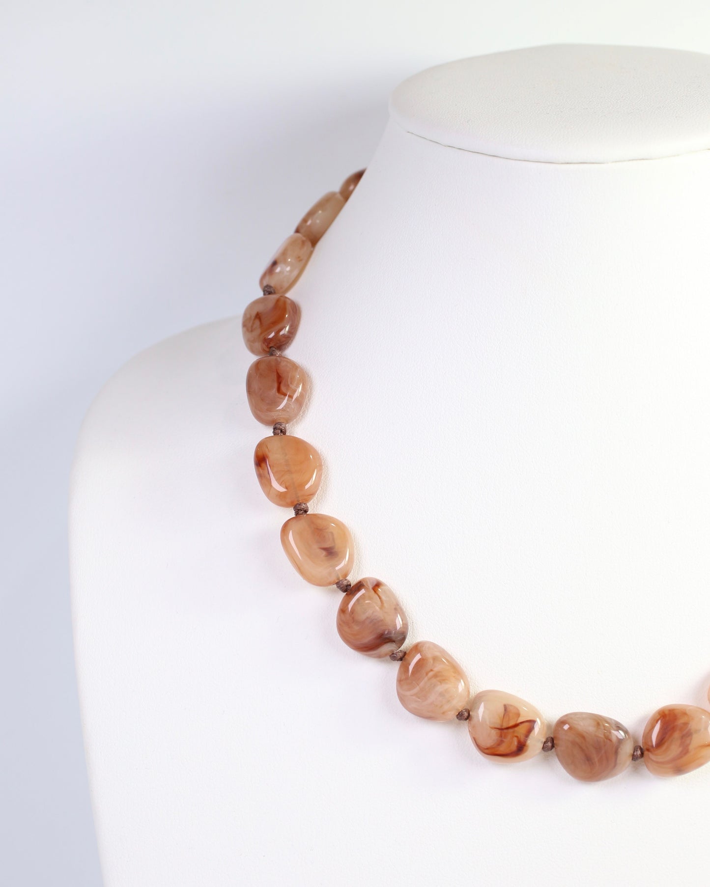 Kya Marble Beaded Necklace Natural