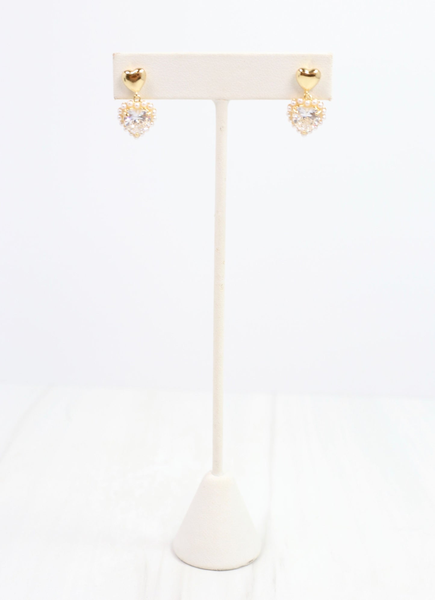 Belaga Heart Drop Earring Gold