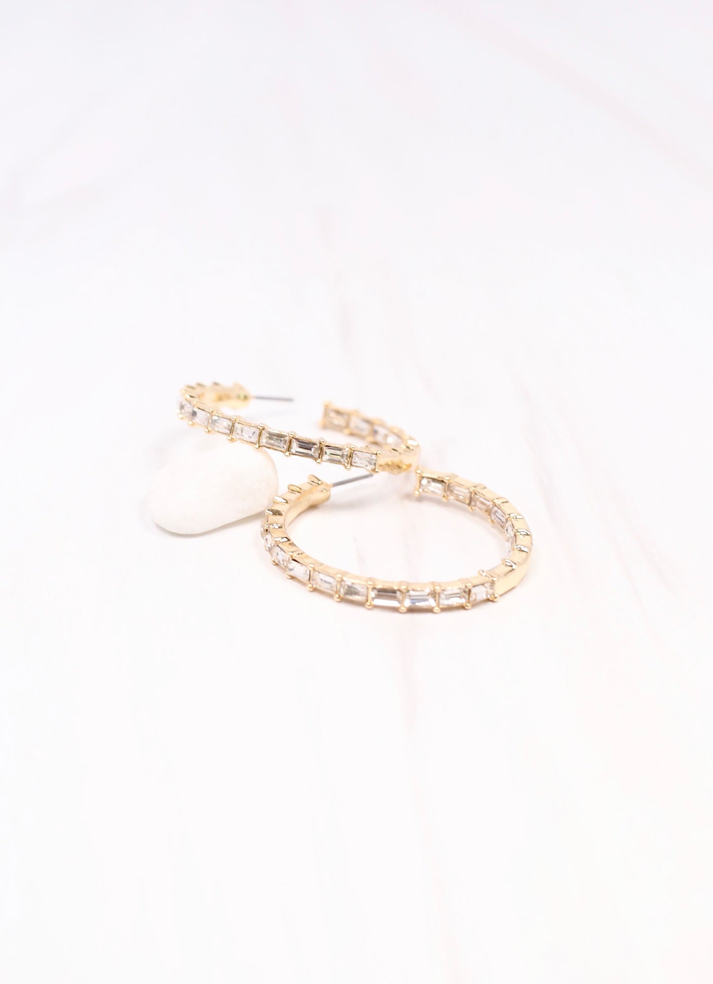 Cierra CZ Hoop Earring GOLD