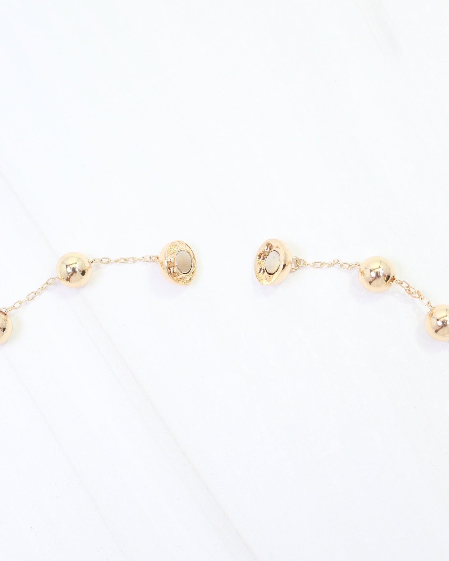 McKayla Beaded Necklace WR Gold