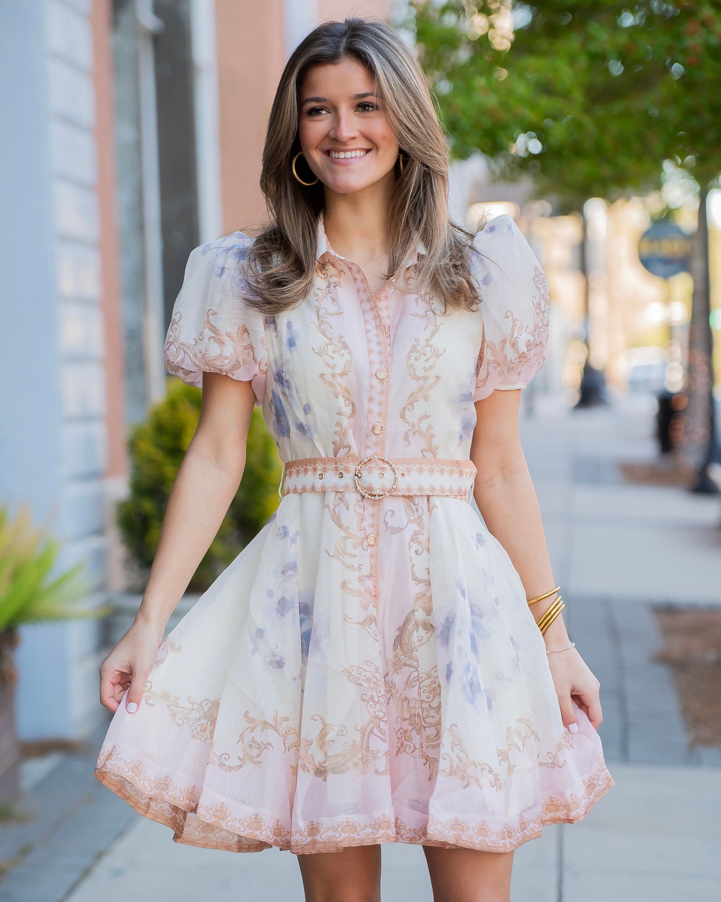 Vanna Short Sleeve Button Down Dress
