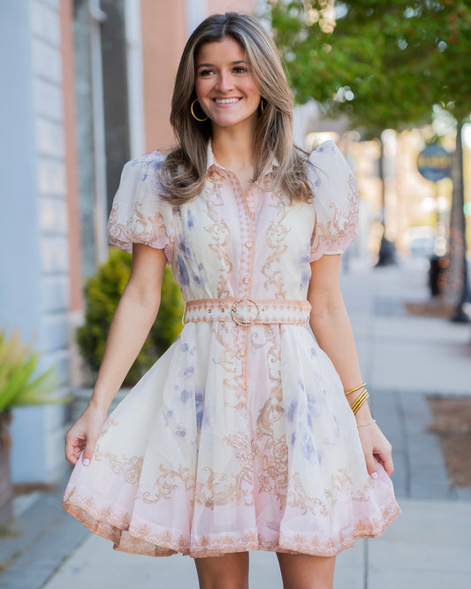 Vanna Short Sleeve Button Down Dress