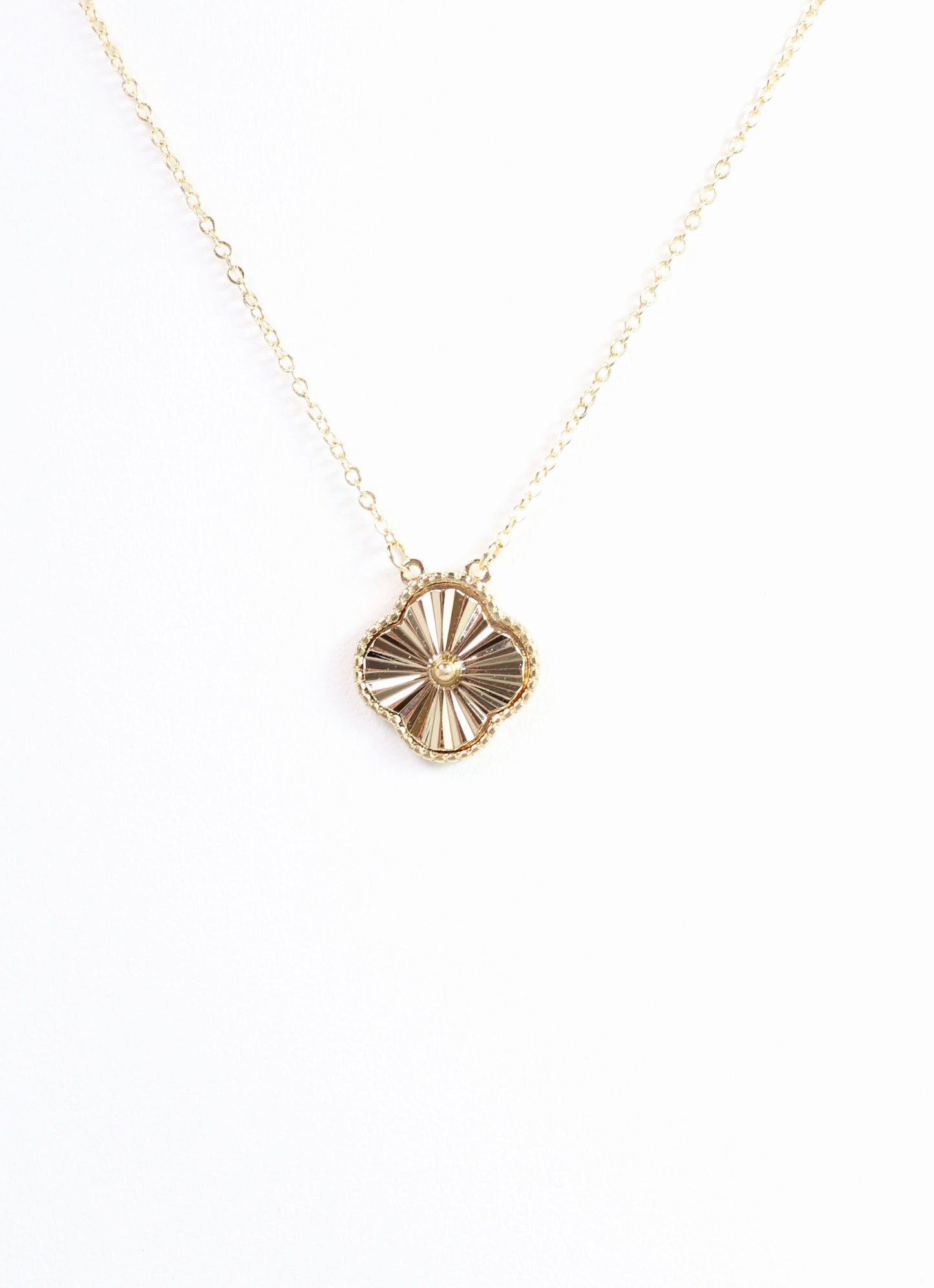 Denzel Clover Necklace Gold