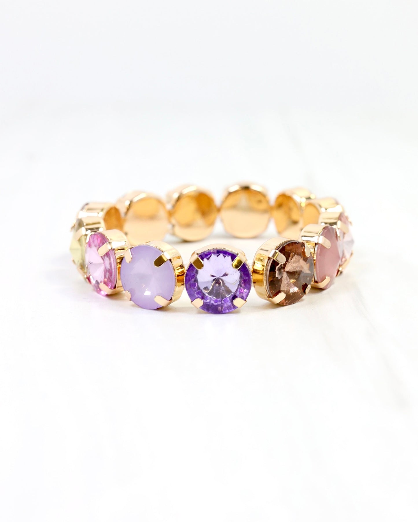 Shalimar Rhinestone Stretch Bracelet Light Multi