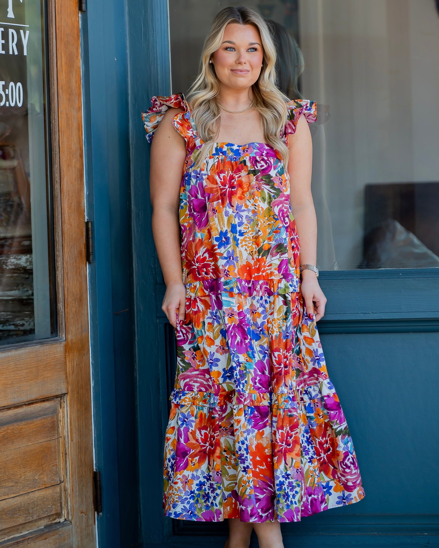 Mitchell Fall Floral Maxi Dress