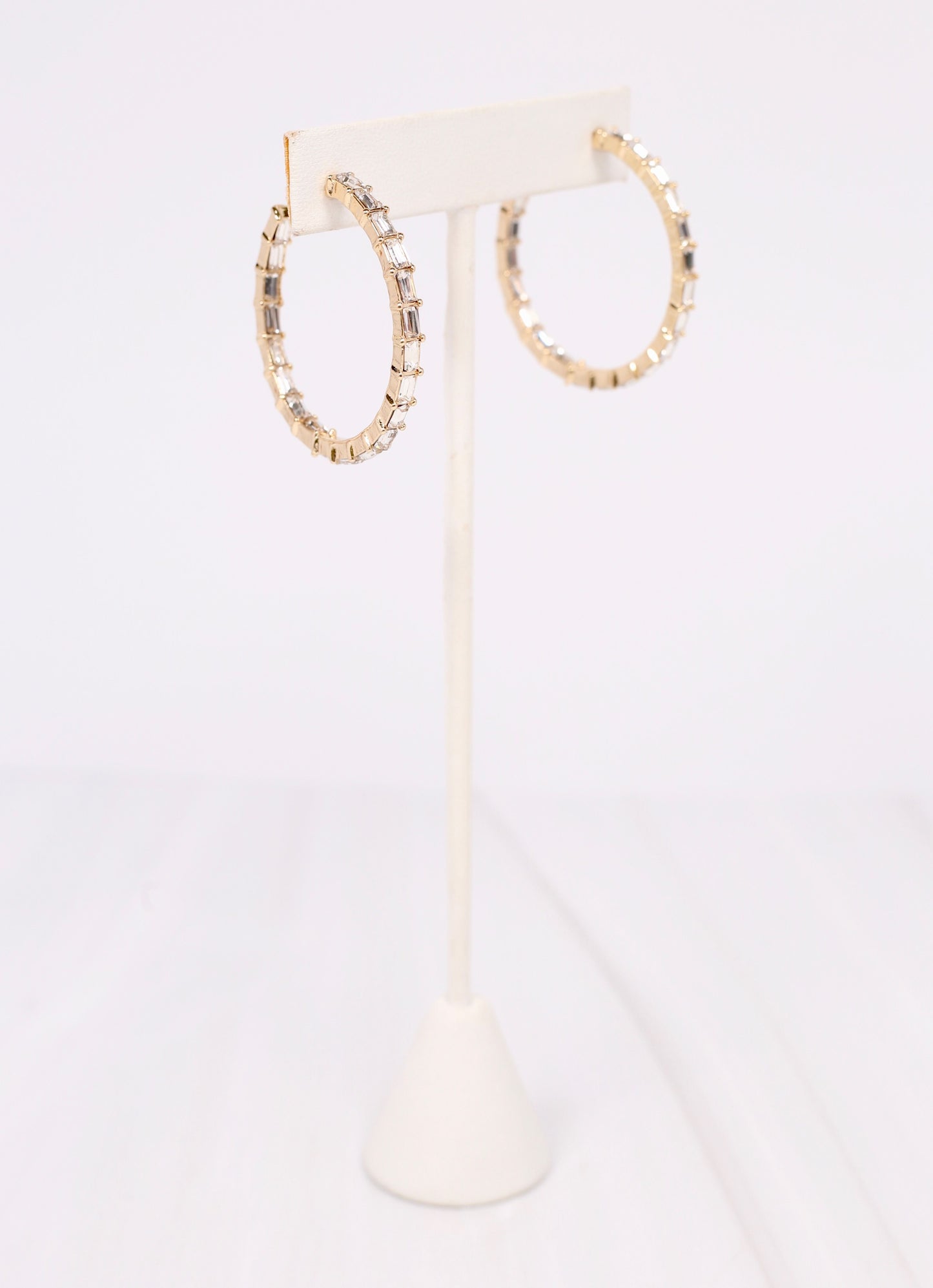 Cierra CZ Hoop Earring GOLD