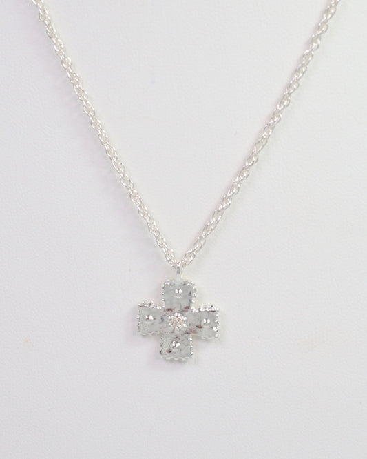 Rexburg Cross Necklace Silver