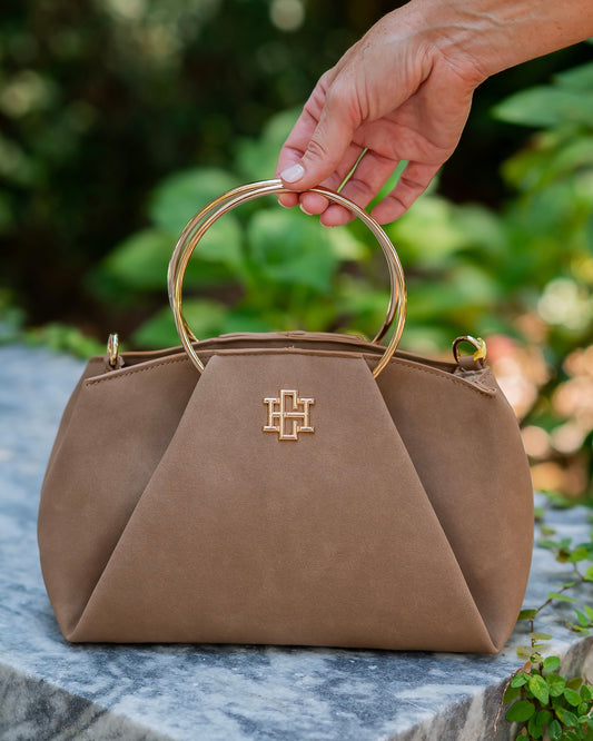 Brooks Bag with Rings Latte S