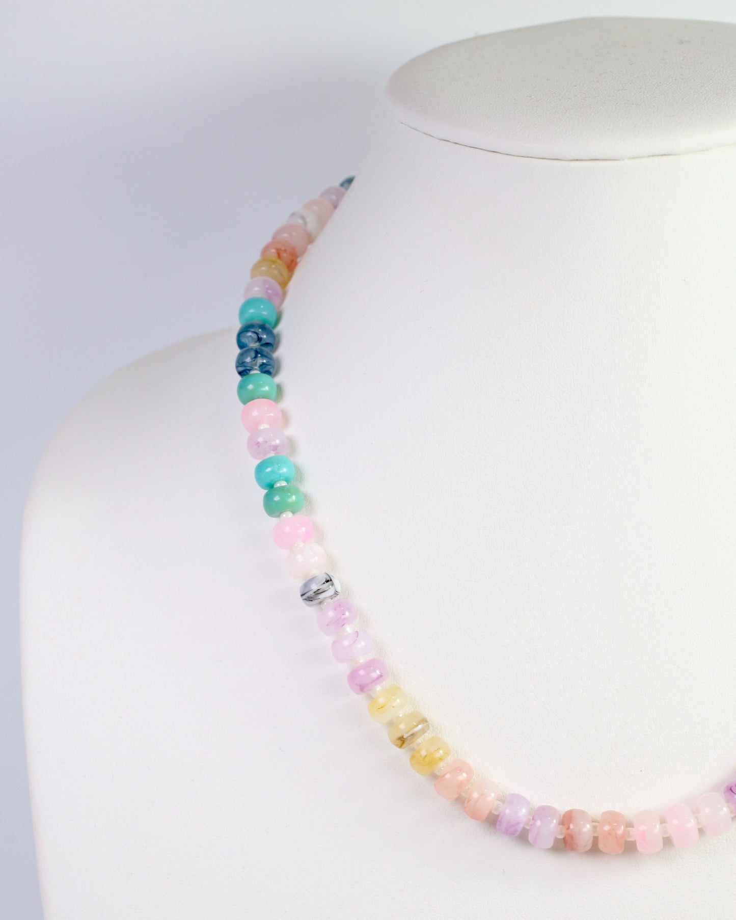Cape San Blas Beaded Necklace Light Multi