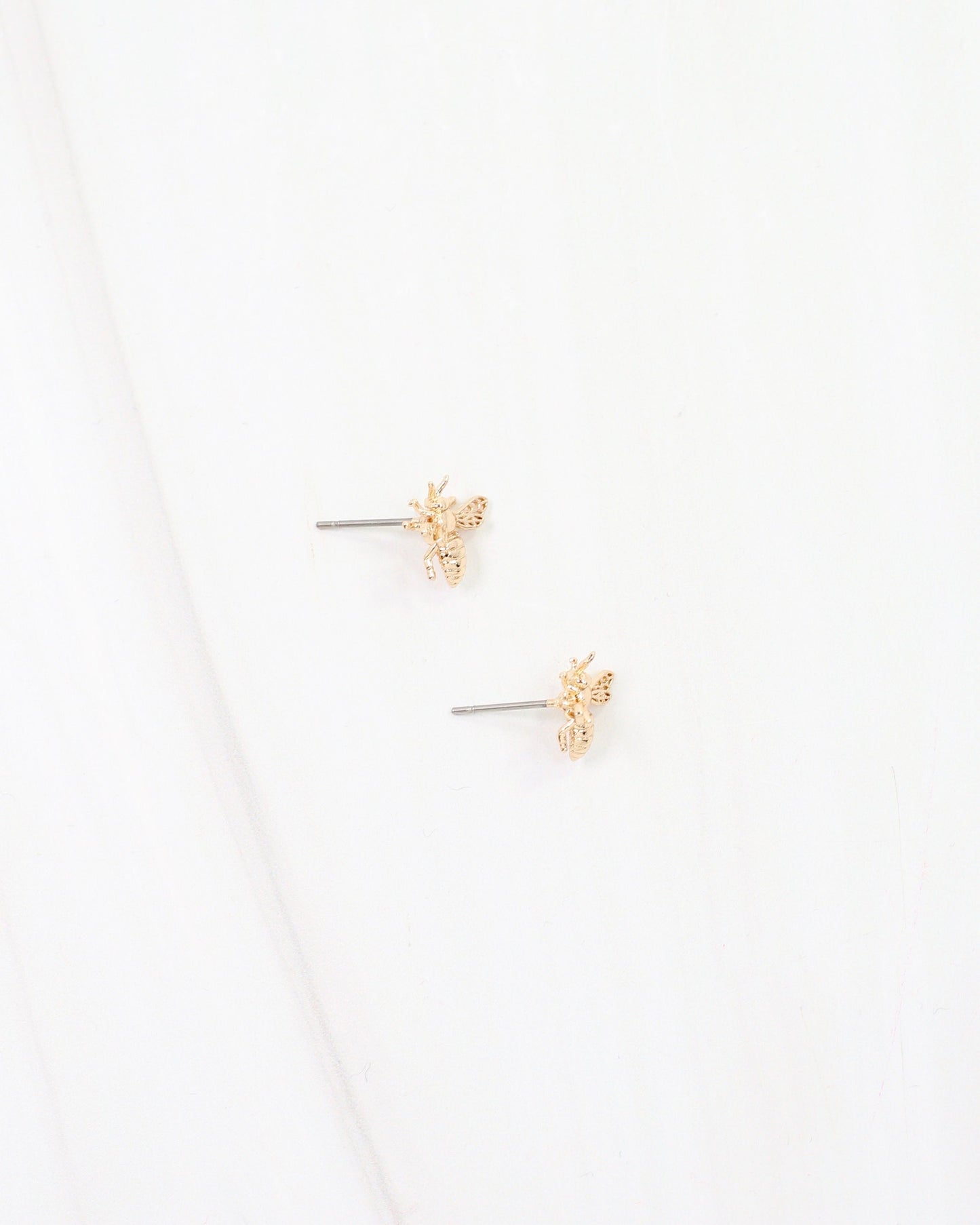 Great Falls Bee Stud Earring WR Gold
