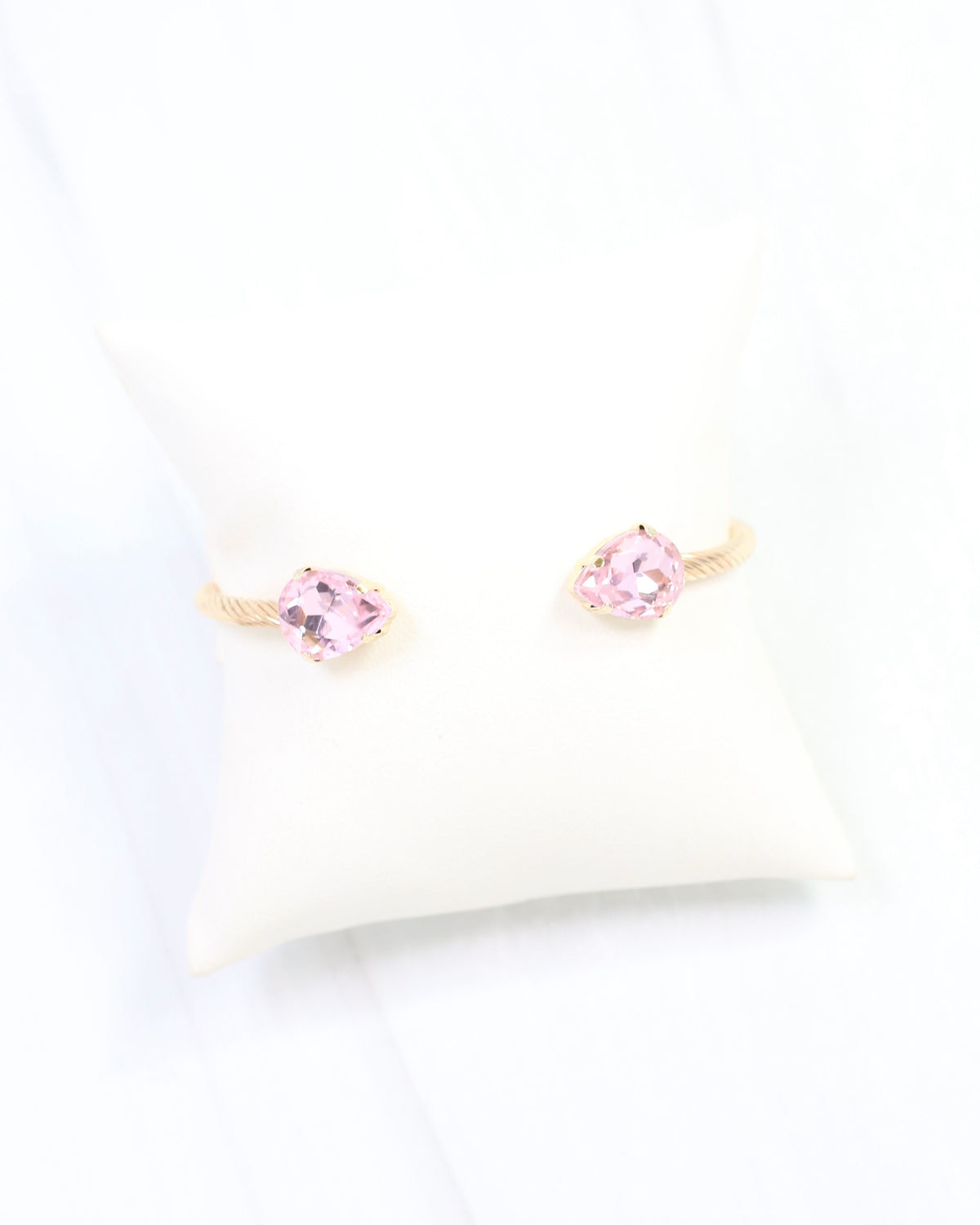 Cobb Crystal Bangle Bracelet WR Pink