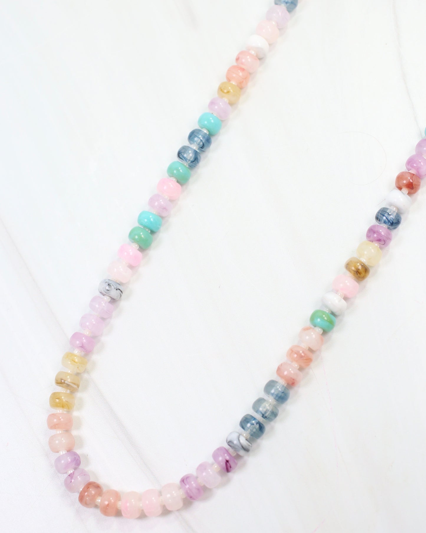 Cape San Blas Beaded Necklace Light Multi