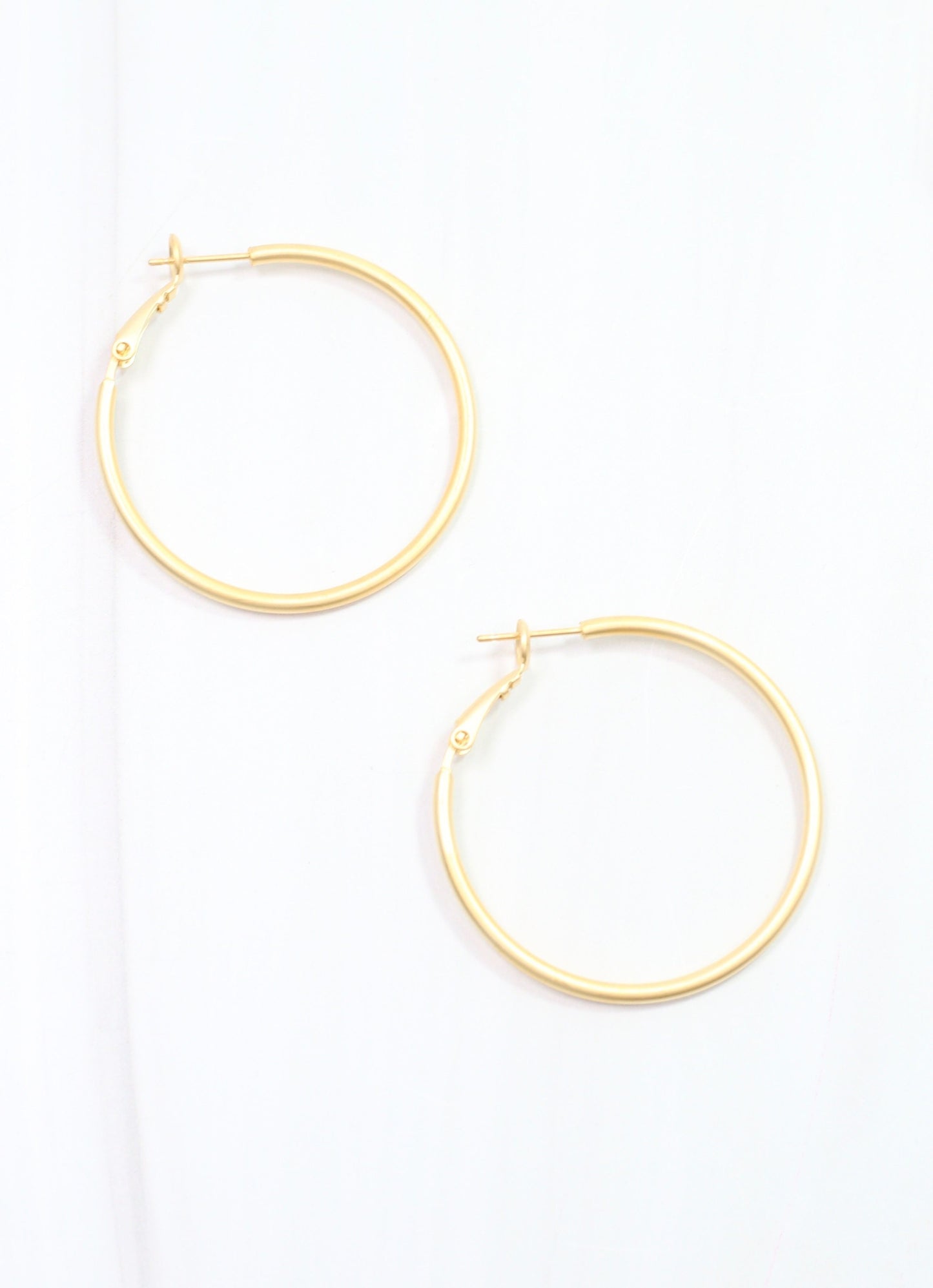 Rinaldi Hoop Earring Matte Gold