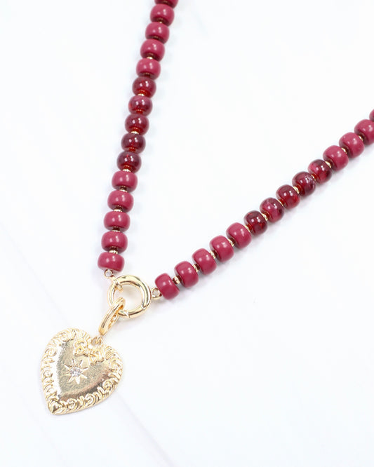Hartsfield Heart Charm Gold