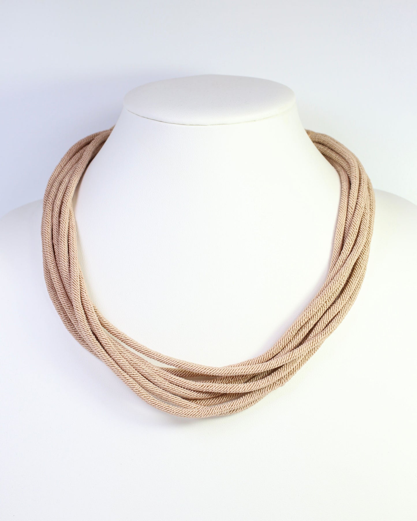 Cranley Layered Cord Necklace Tan