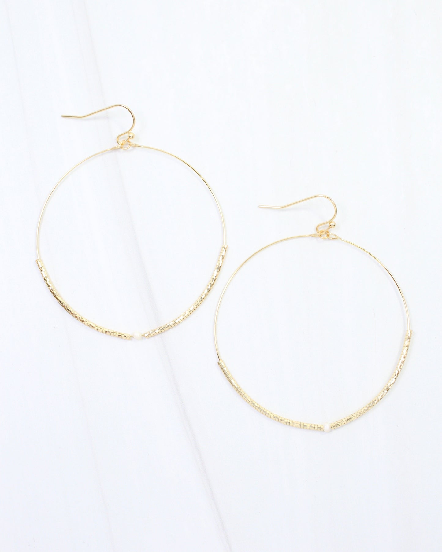 Mariel Circle Hoop Earring WR Gold