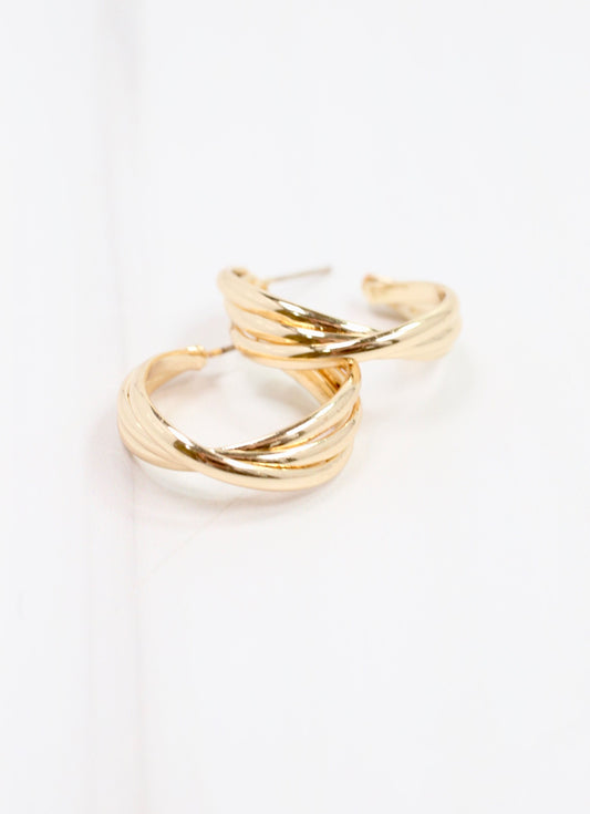 Glover Hoop Earring Gold