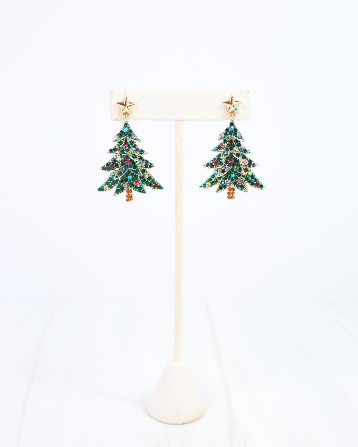 Fraser Fir Dangle Earring Green
