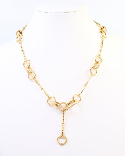 Baybrooks Horsebit Y Necklace WRVG