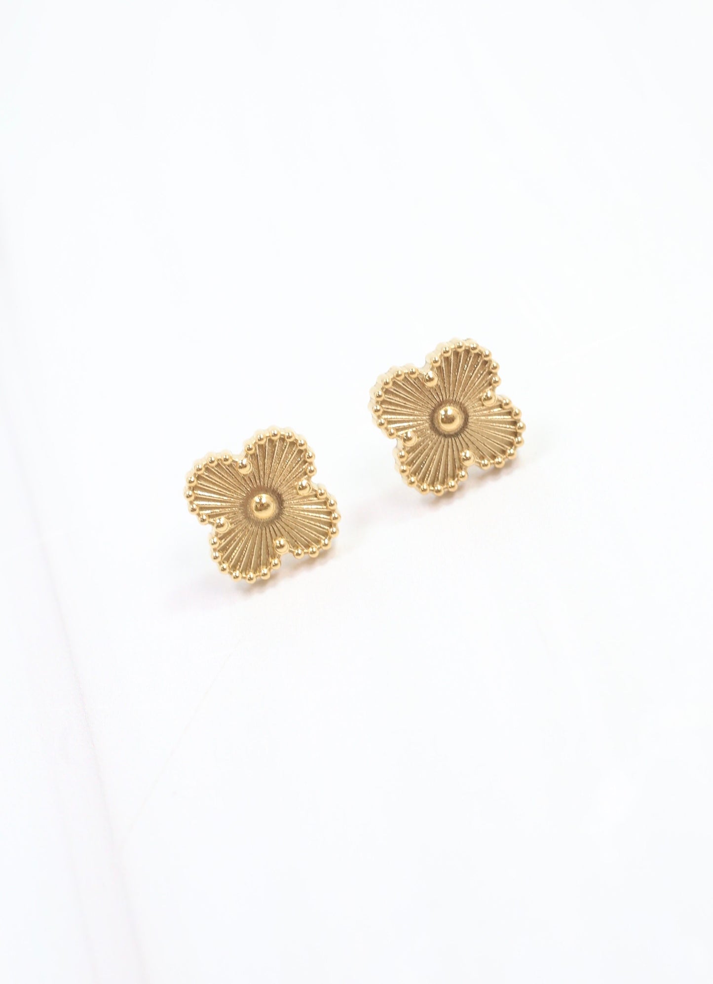 Connie Clover Earring Gold