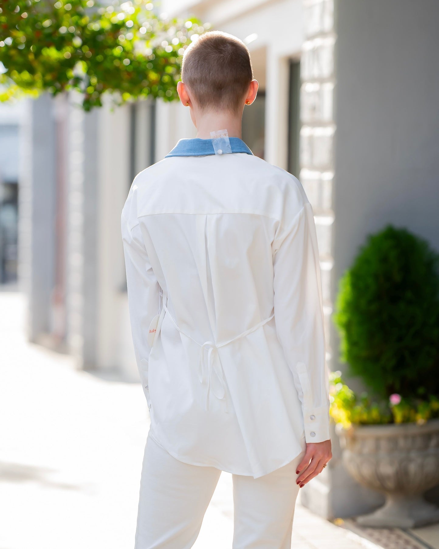 Aria Coastline Button-up Top