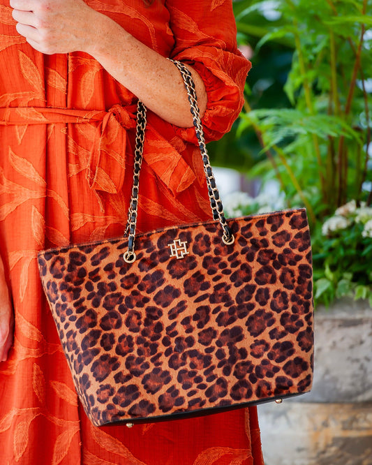 Quentin Quilted Tote -Spotted Saddle