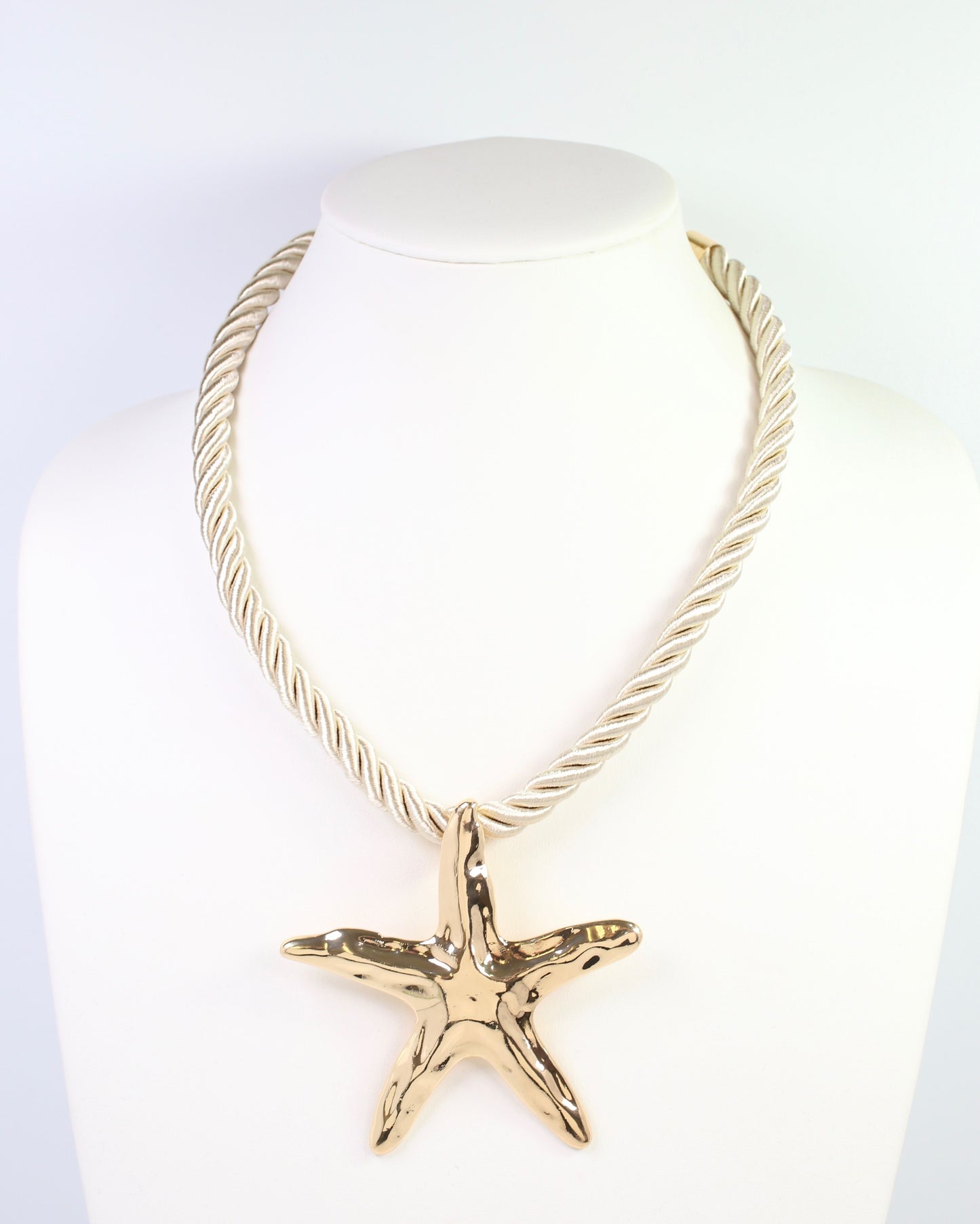 Grand Haven Starfish Cord Necklace Gold