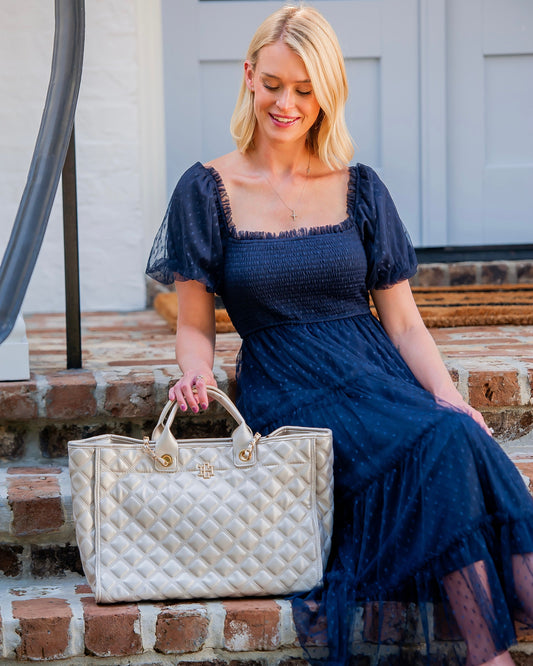 Melissa Tote Bag - Pearl DQ