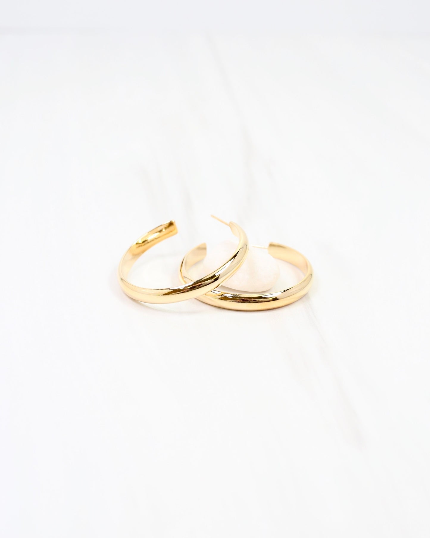 Edison Hoop Earring WR Gold