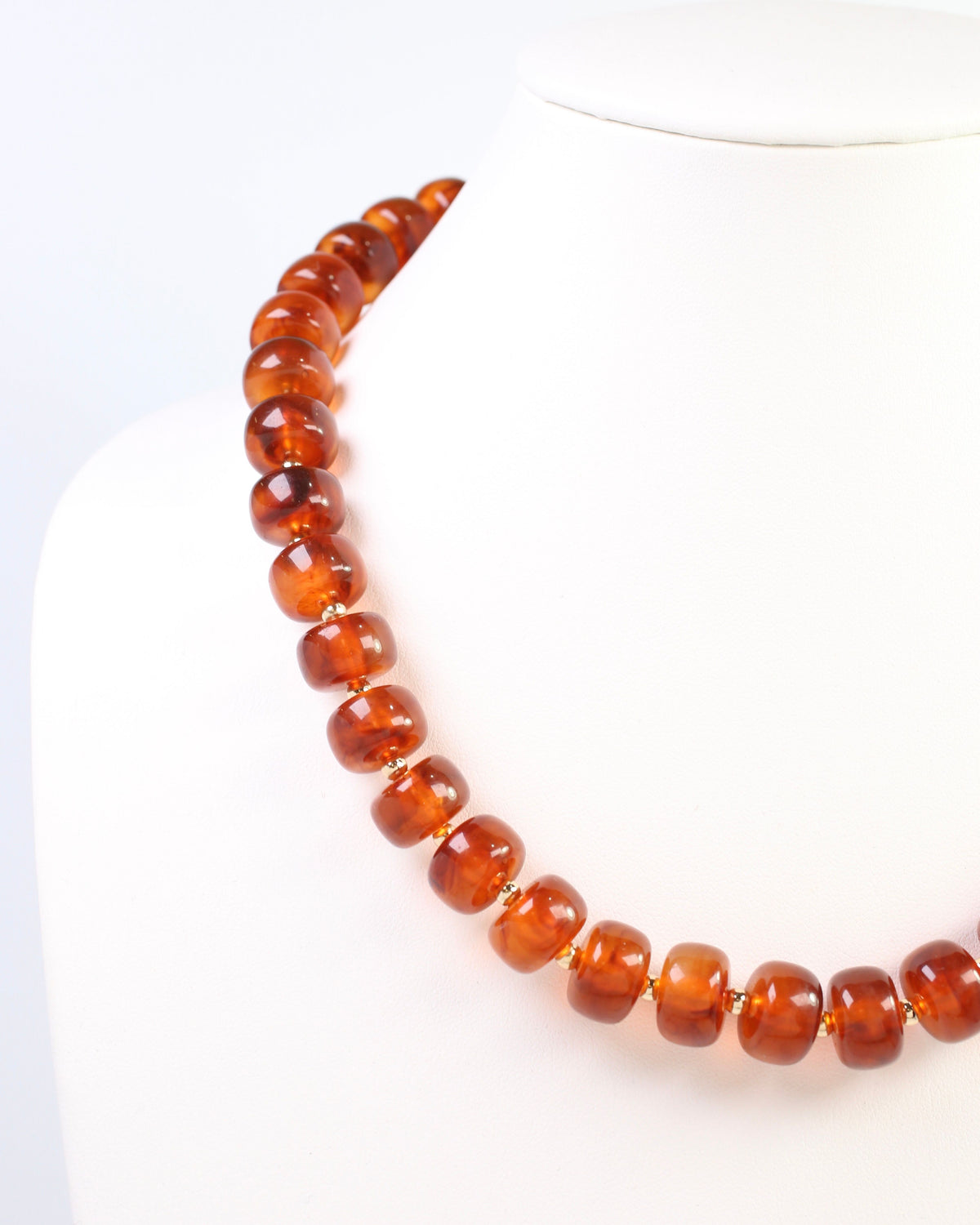 Tanner Beaded Necklace Tortoise