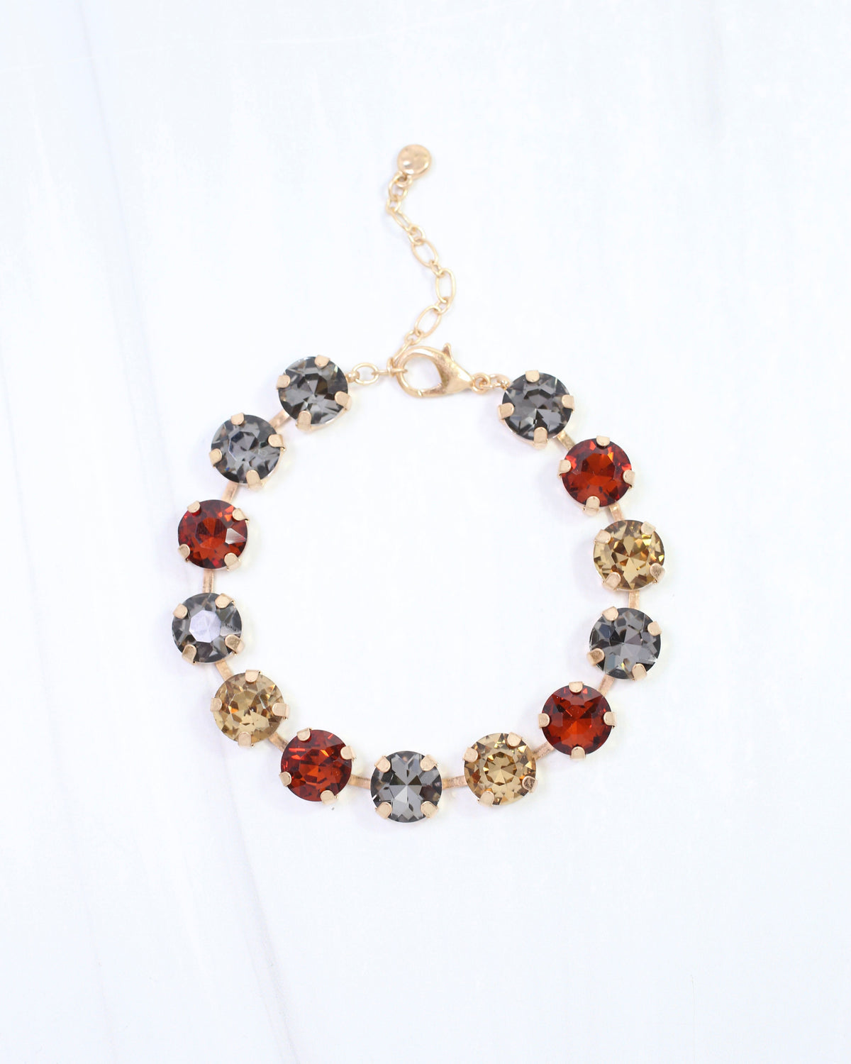 Andi Rhinestone Bracelet TPZ DK MUL