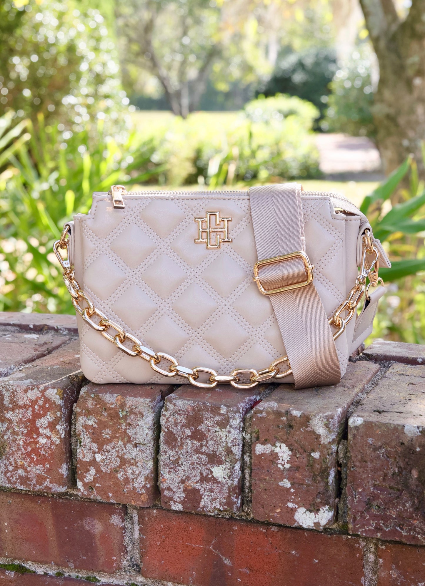 Jace Crossbody NUDE QUILTED DQ