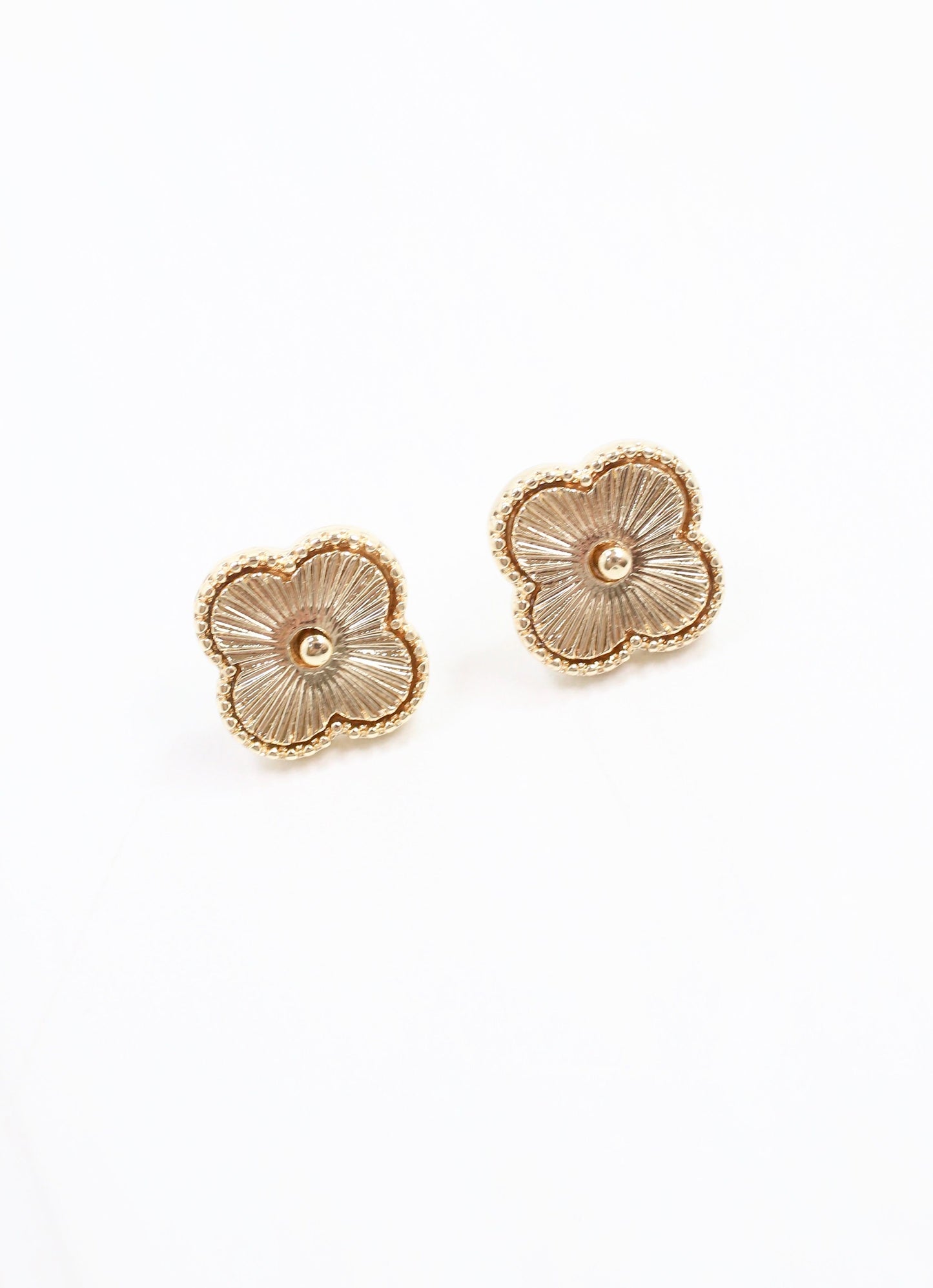 Garnier Clover Stud Earring Gold