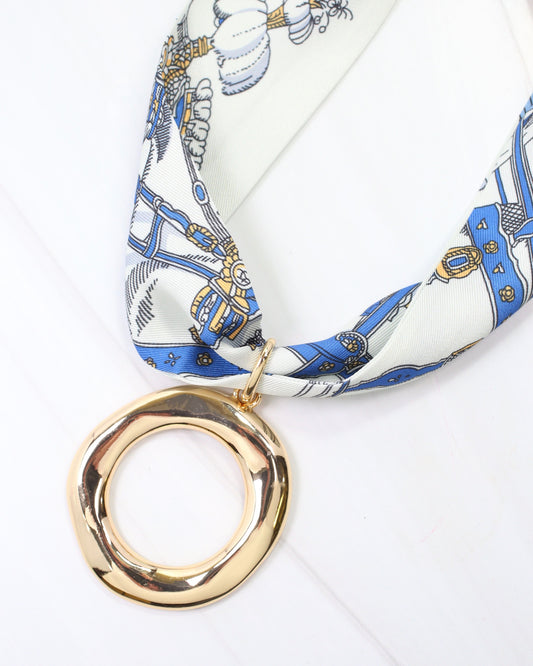 Louisville Large Circle Charm Gold