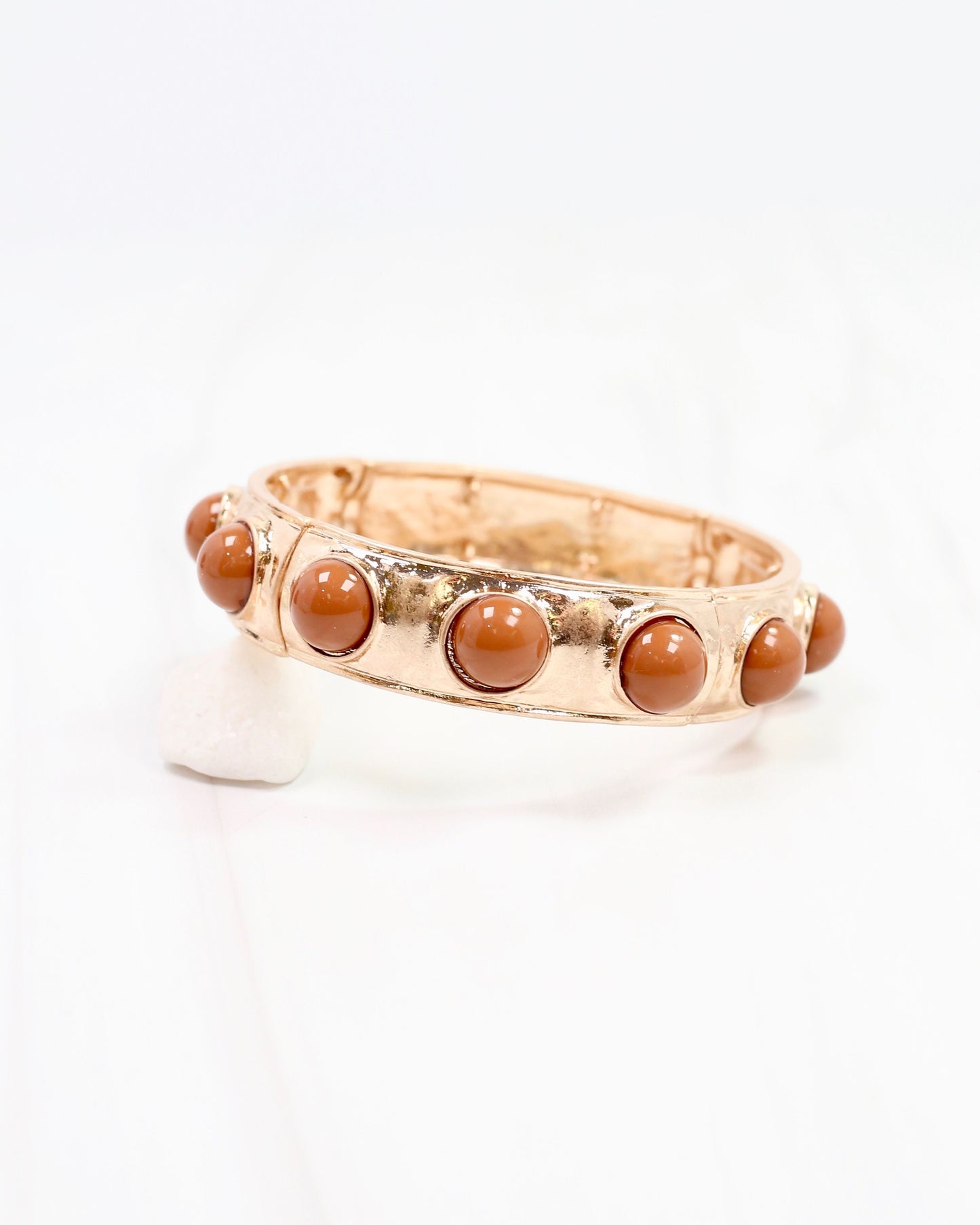 Reagan Stretch Bracelet Taupe