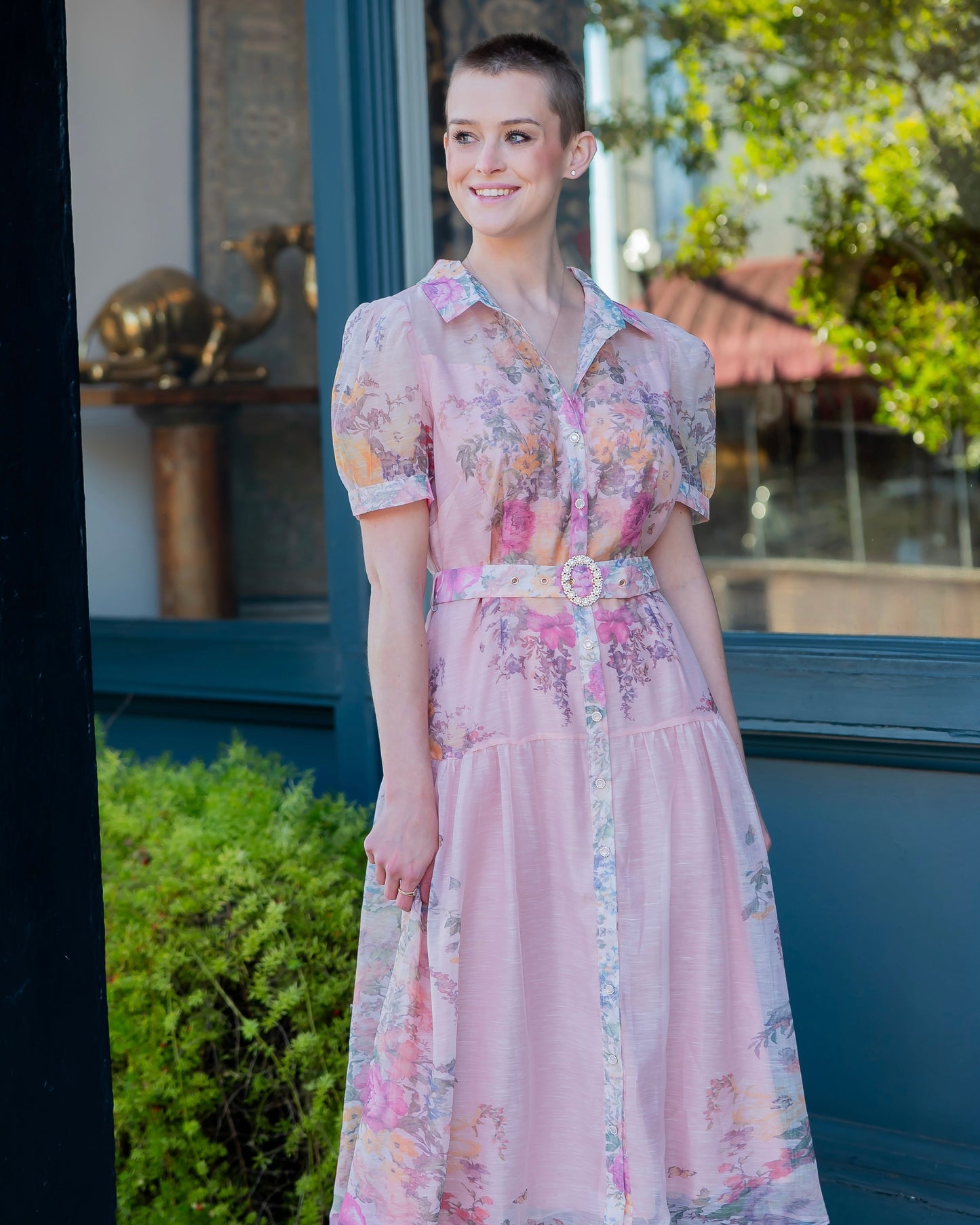 Eden Floral Short Sleeve Dress